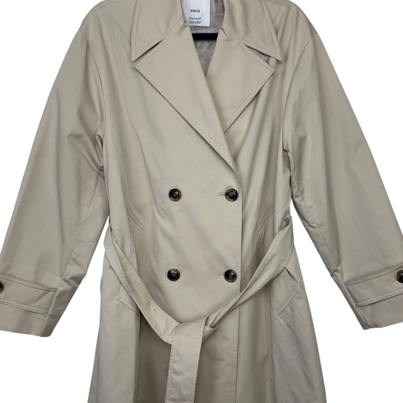 Mango Angela Water-Repellent Trench  NWT - Picture 3 of 10